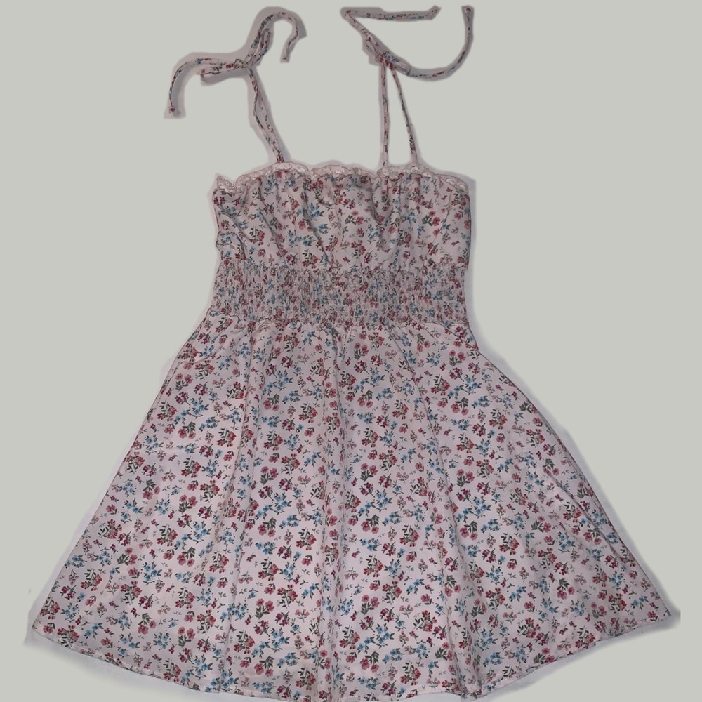 Francesca’s Jun & Ivy Floral Stretchy A-Line Dress